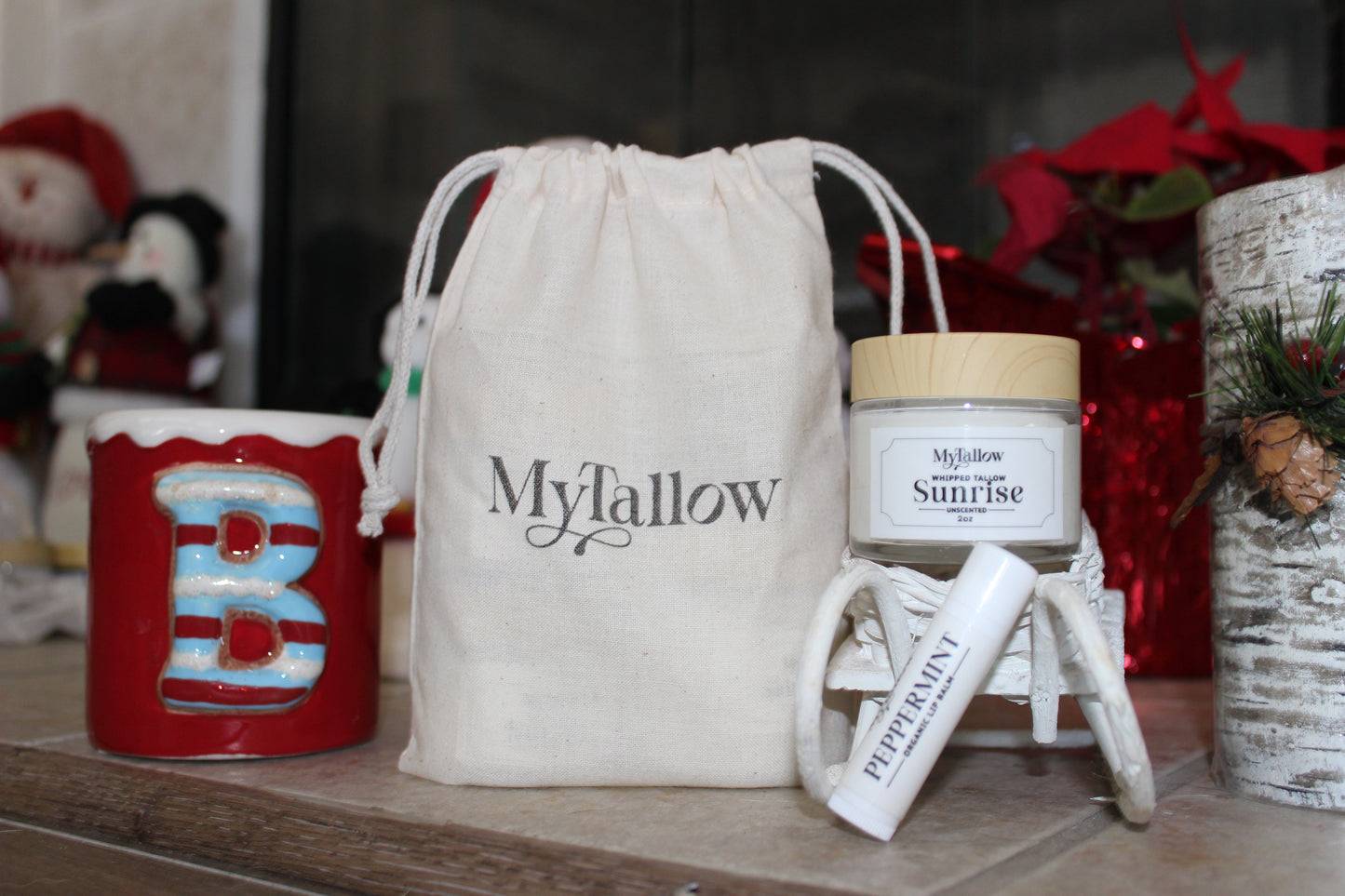 Whipped Vanilla+Lip Balm+Cotton Bag🎁