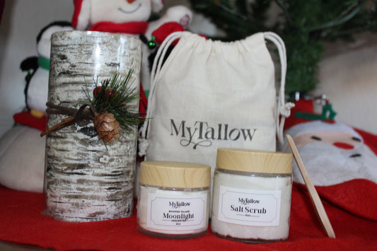 Salt Scrub+Baby Whipped Tallow+Cotton Bag🎁