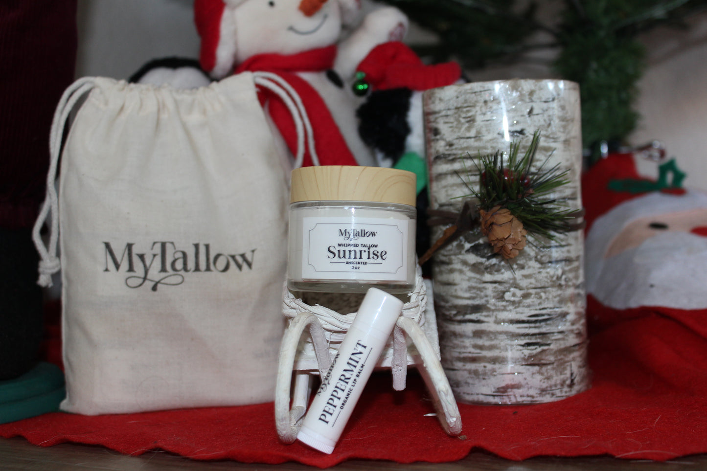 Tradicional Whipped Tallow Unscented+Lip Balm+Cotton Bag🎁